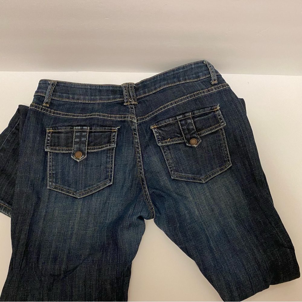 The Limited Jeans Women’s Bootcut 8 Long Button Back Flap Pockets